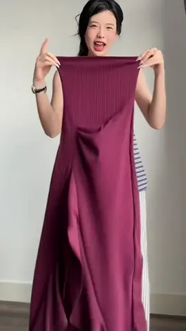 Đầm body nữ ống xếp ly xẻ tà #thoitrangnu #xuhuongtiktok 