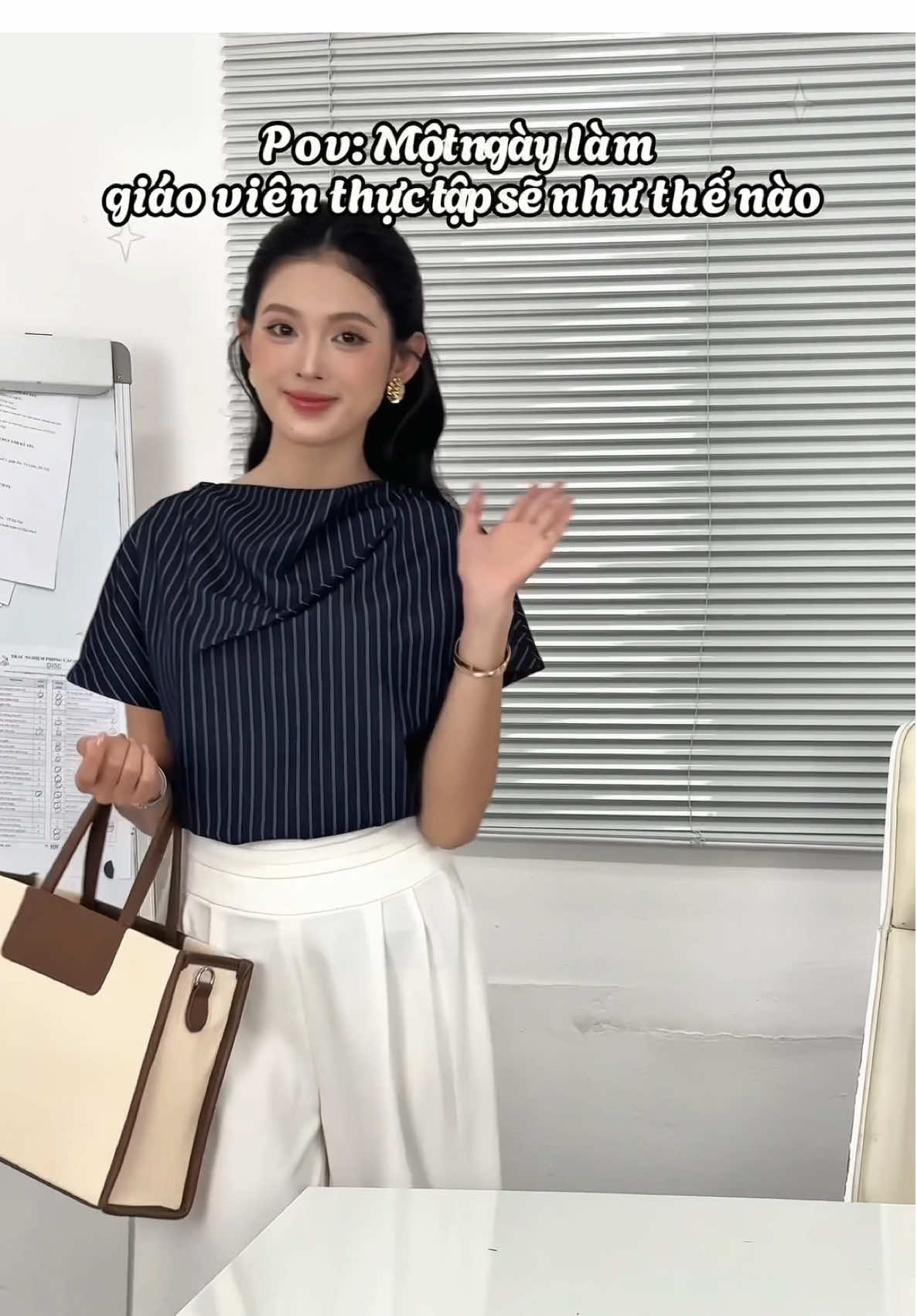 POV: Một ngày làm giáo viên thực tập #GILAN #tuixachcongso #OOTD 