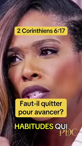 Ta percée est parfois derrière une séparation. Dieu ne peut pas élever ce qu’Il appelle à rester attaché à ce qui l’enchaîne. Ose te détacher, et laisse-Le t’emmener vers ton prochain niveau.          💪🏿.                                                   Pasteur Eliane Jean Claude #FoiVivante #PercéeSpirituelle #SéparationDivine #PuissanceDeDieu #NouvelleSaison