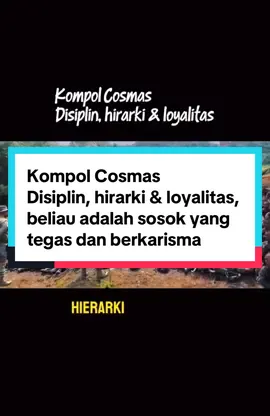 Kompol Cosmas  Disiplin, hirarki & loyalitas, beliau adalah sosok yang tegas dan berkarisma dan berjasa untuk negara ini #kompolcosmas #brimob #disiplin #loyalitas #savekompolcosmas 