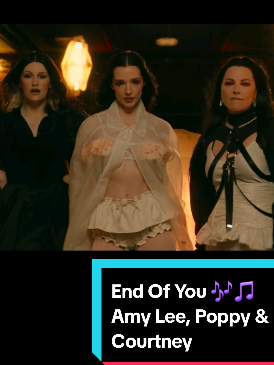 END OF YOU🎶🎵 AMY LEE, POPPY & COURTNEY 🤘 2025 #AmyLee #Evanescence #ImPoppy #EndofYou #metalgirls 