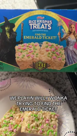 WICKED FOR GOOD RICE KRISPIES SPOTTING AT @Walmart 🫧 #wicked #fyp #foryoupage 