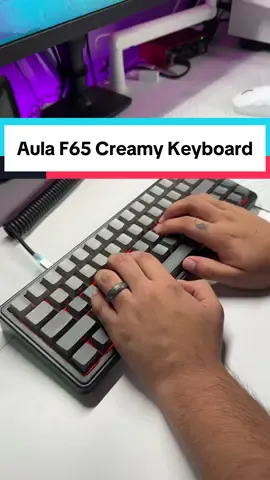 The creamiest keyboard at this price 🤌 #keyboard #keyboardasmr #techtok #desksetup #GamingSetup 