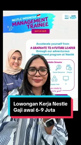 Sisa 3 hari lagi pendaftaran MT Nestle!! Daftar sekarang sebelum ditutup ya guys 🔥 #tipskerjaberlin #lowongankerja 