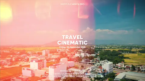 Travel Cinematic | DJI mini 3 pro #cinematic #capcut_huutuyen77 #capcutpioneer #pioneertemplate #capcut