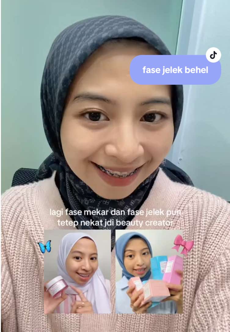 trabas dari jelek sampe cantik euy😎💗 namanya ge BU weh mau jelek mau cantik ngonten mah jalan terus🙂🙏🏻  #behelstory #behelcheck #beheljourney #beforeafterbehel #creatorpemula 