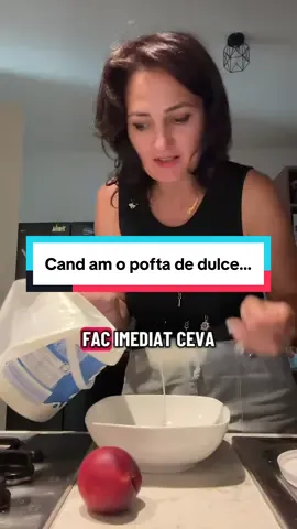 🍫 Ai și tu acele momente când te ia o poftă nebună de dulce? 🙈 Ei bine, eu am găsit soluția perfectă: o variantă sănătoasă, rapidă și plină de nutrienți care îmi oferă energie bună, fără să îmi saboteze silueta. 💪✨ În acest video îți arăt ce îmi pregătesc eu atunci când vreau ceva dulce, dar care să îmi hrănească și corpul cu vitamine, minerale și proteine de calitate. 🤍 👉 Dacă și tu vrei să te bucuri de gust dulce fără vinovăție, rămâi până la final și inspiră-te! #HealthyLifestyle #DulceFărăVinovăție #EnergiePozitivă #FărăKilogrameÎnPlus