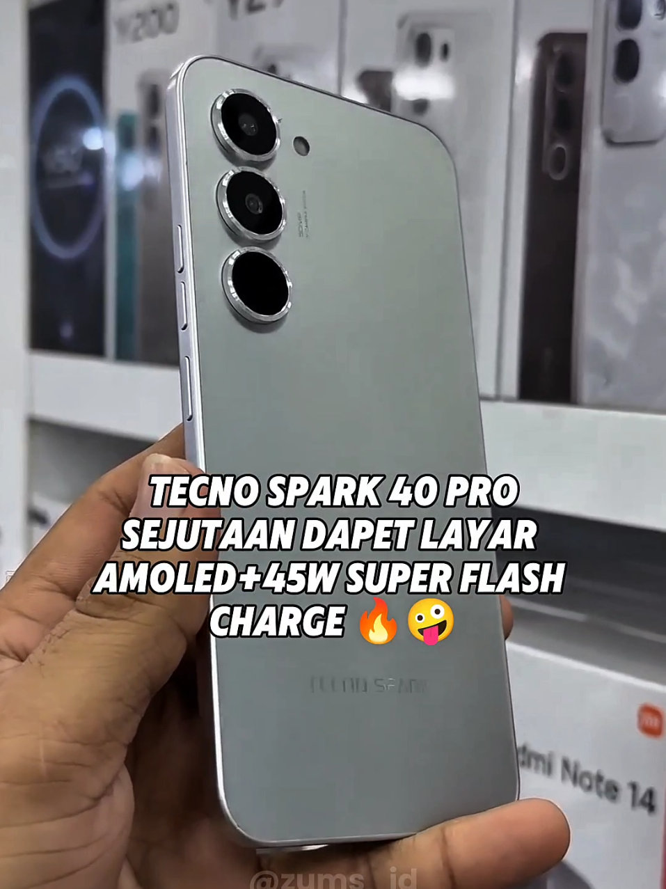 Tecno Spark 40 Pro Sejutaan Udah Dapet Layar Amoled+45W Super Flash Charge dan baterai 5200MaH 🔥🤪 #tecno #tecnoindonesia #tecnospark #tecnospark40pro #promoseruweekend 