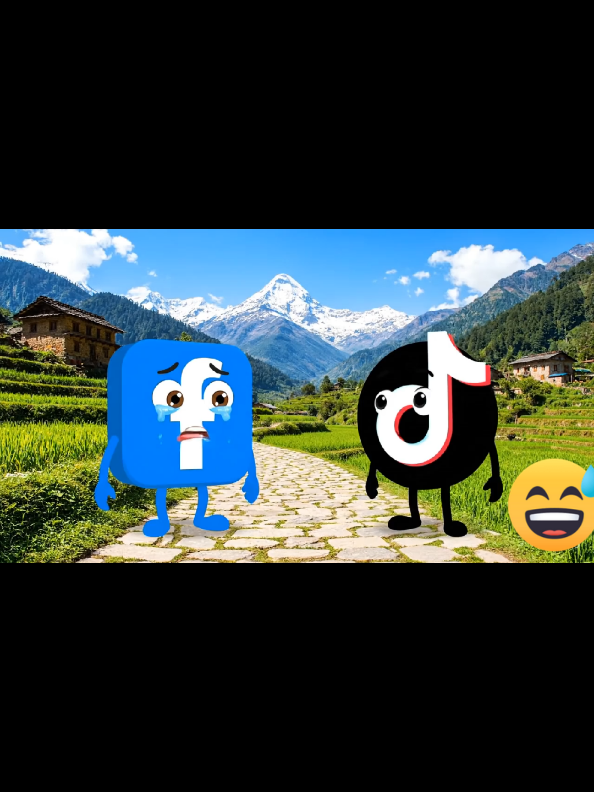 जब फेसबुक लाई नेपालबाट बिदाई गरियो त्यसपछि फेसबुक TikTok लाई के भने🤣🤣#tranding #viraltiktok #trandingvideo #foryoupage❤️❤️ #tiktoknepal 