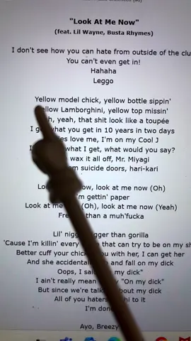 Look at me now| Chris Brown 