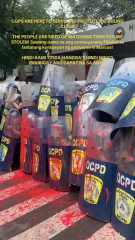 Ito ang galit at paniningil ng sambayanang Pilipino sa lantarang korapsyon ng gobyerno ni Marcos!  Ito ang hatol ng sambayanan sa lahat ng kongresista at mga burukrata kapitalista na walang ibang ginawa kundi kumamal ng limpak-limpak na kaban ng bayan! At hinding-hindi titigil ang mamamayan hangga’t hindi napapanagot ang lahat ng nagnakaw sa pondo ng taumbayan! ANG TAO, ANG BAYAN, NGAYON AY LUMALABAN!✊ #fyp #DPWH 