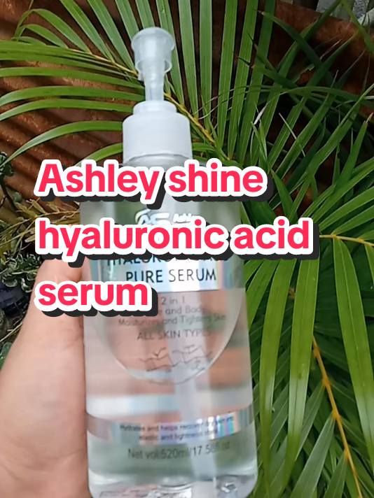 Ashley shine hyaluronic acid serum and niacinamide serum #ashleyshinehyaluronicacidpureserum #ashleyshineserum #serum #fyp #foryoupage 