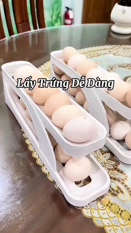 Khay đựng trứng thiết kế thông minh. Tiện lợi cho mọi gia đình. #dodungtienich #nhabep #vaobep #tienich #giadungthongminh 