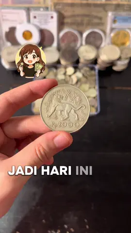 ✨ Salah satu koin perak asli dari seri Cagar Alam – Rp2.000 Harimau tahun 1974 🐅🔥 Buat yang punya koin emas atau perak model gini, bisa langsung DM aja yaa 🫶🏻 #viral #collector #collection #fyppppppppppppppppppppppp #hobby 