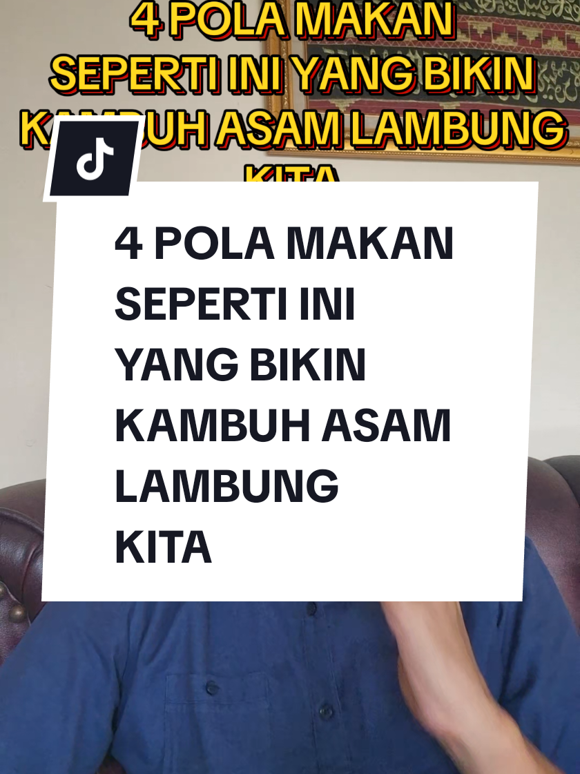 4 POLA MAKAN SEPERTI INI YANG BIKIN KAMBUH ASAM LAMBUNG KITA #asamlambung #gerd #maag 