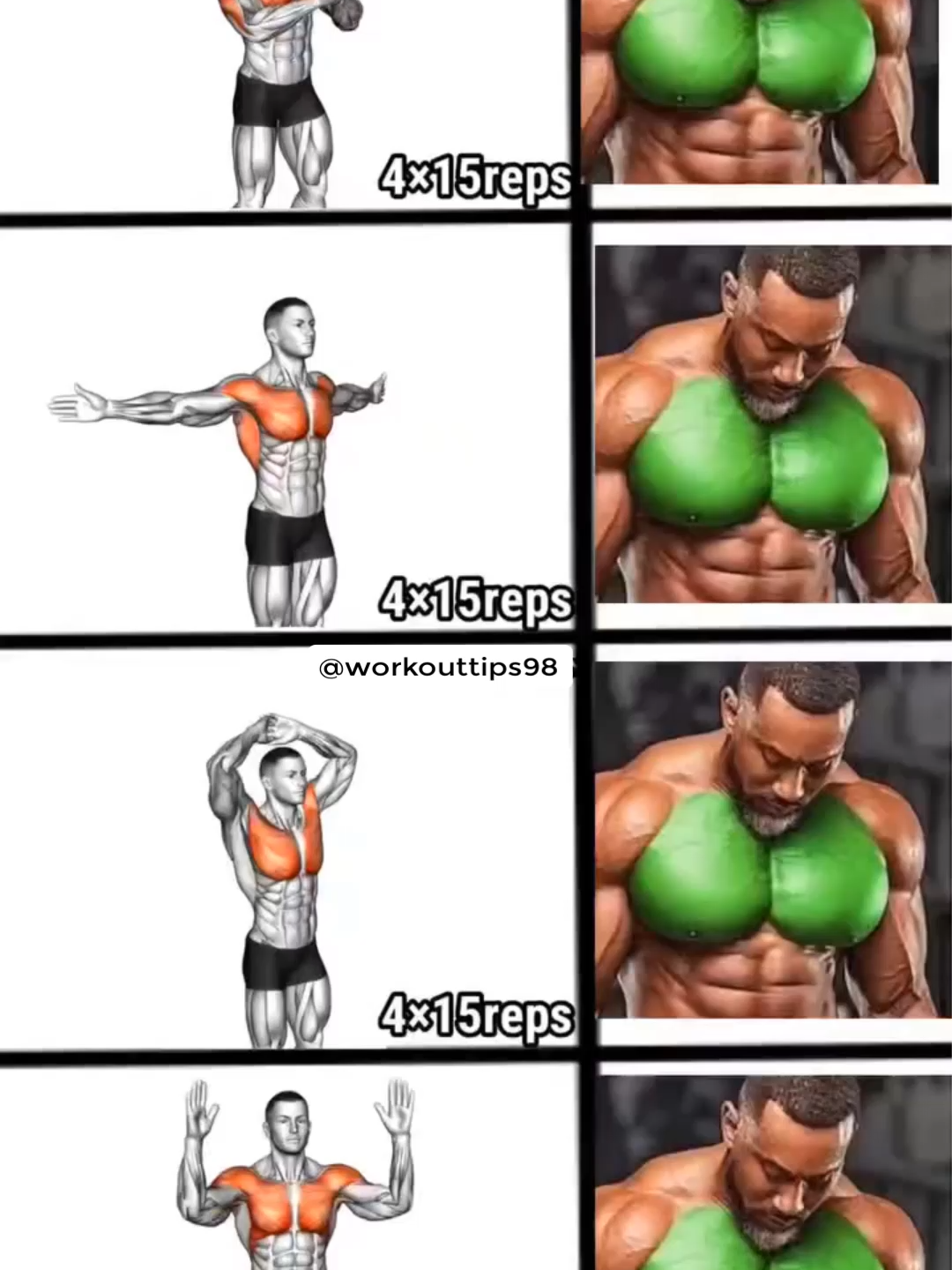No weights full chest exercises 💪 #muscle #exercise #Fitness #fit #gym #fitnesstips #workoutmotivation #workoutchallenge #Chestworkout #Chestday