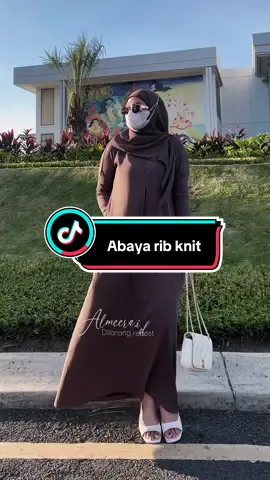 Abaya rib knit ✨🫶🏻 #abaya #abayastyle 