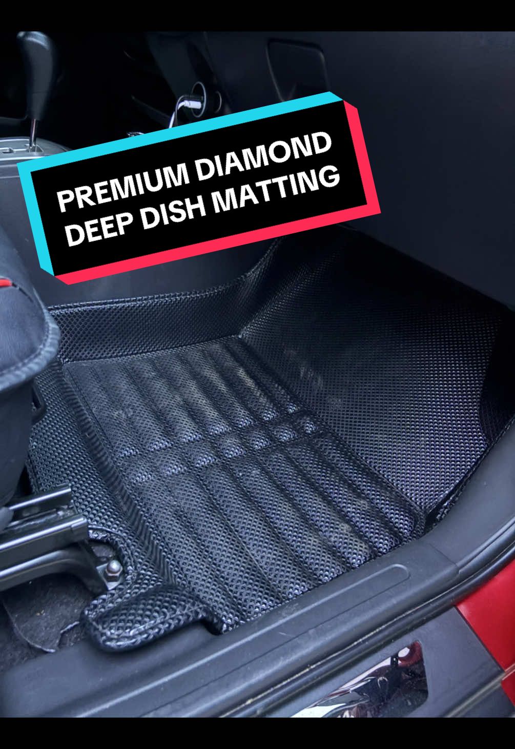 Premium Diamond Deep Dish Matting #matting #car #mirage #premium 