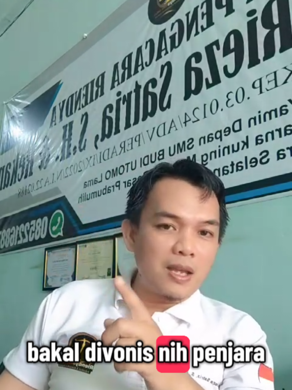 Advokat tidak boleh mendahului proses persidangan #sidang #hukum #advokat 