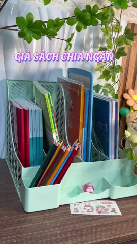 Giá để sách vở, tài liệu chia ngăn #taphoamocthuy 