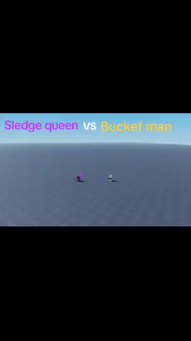 Sledge queen vs Bucket man #fyp #decayingwinter #sledgequeen #buckethead #foryoupage 