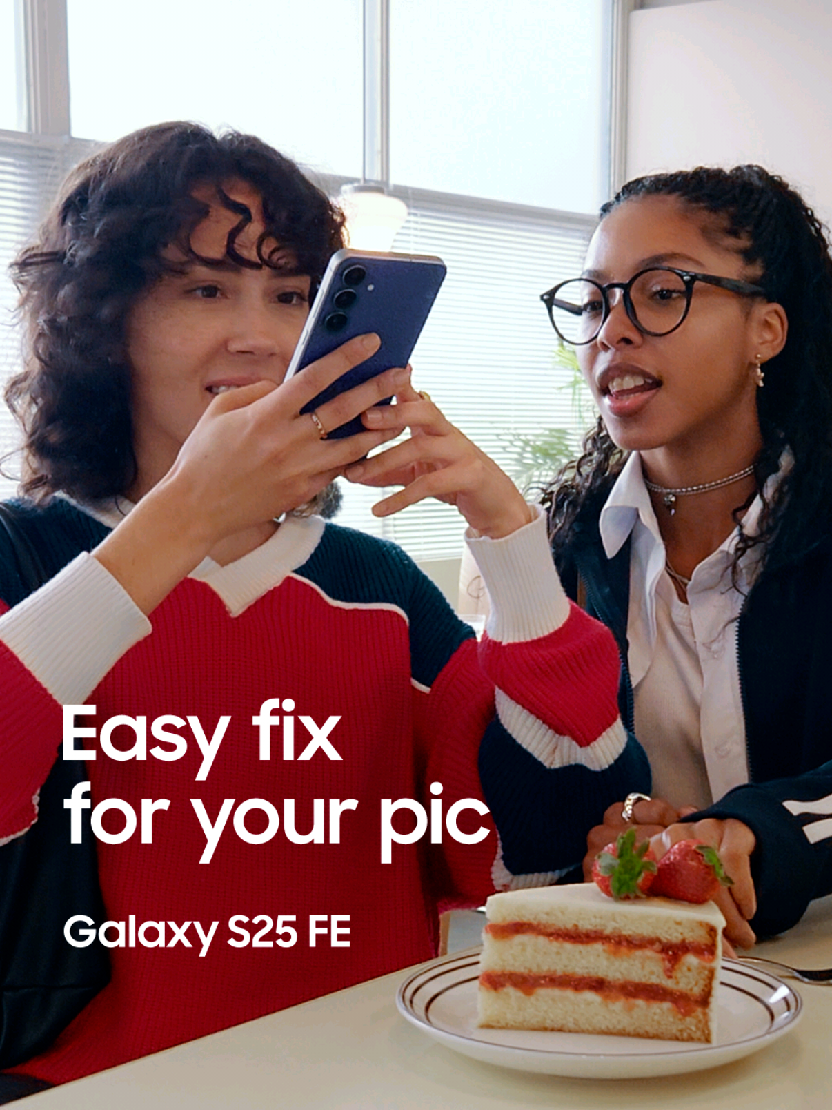 Demi apa, #GalaxyS25 FE bisa balikin cake yang udah dipotong jadi utuh lagi?! 😲🪄 Bukan sulap, bukan sihir, #GalaxyAI Generative Edit makes every edit a piece of cake 🍰 #BeneranWorthIt kan? Tag temen kamu yang nggak sabaran di kolom komen! 😆 Save the date ya, tanggal 15 September bakalan ada special promo eksklusif buat kamu! 😉 #Camera