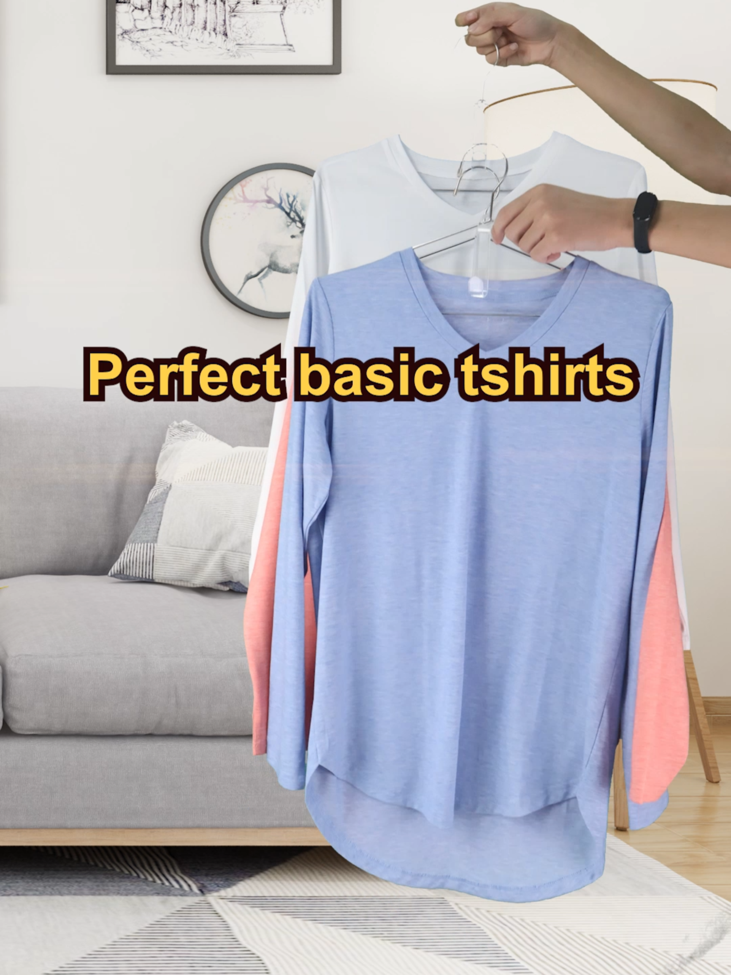 They said basic... I say ESSENTIAL 🔥#AffordableFashion #TeeShirtFind #ComfyAndCute #butterysoft #womenswear #longsleeveshirt #womenfashion #fypツ
