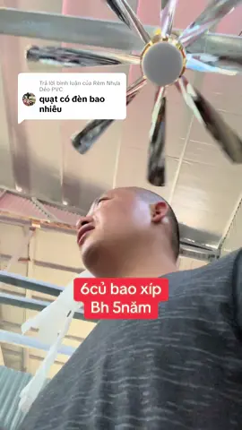Trả lời @Rèm Nhựa Dẻo PVC quạt trần mạ bạc 6củ bao xíp