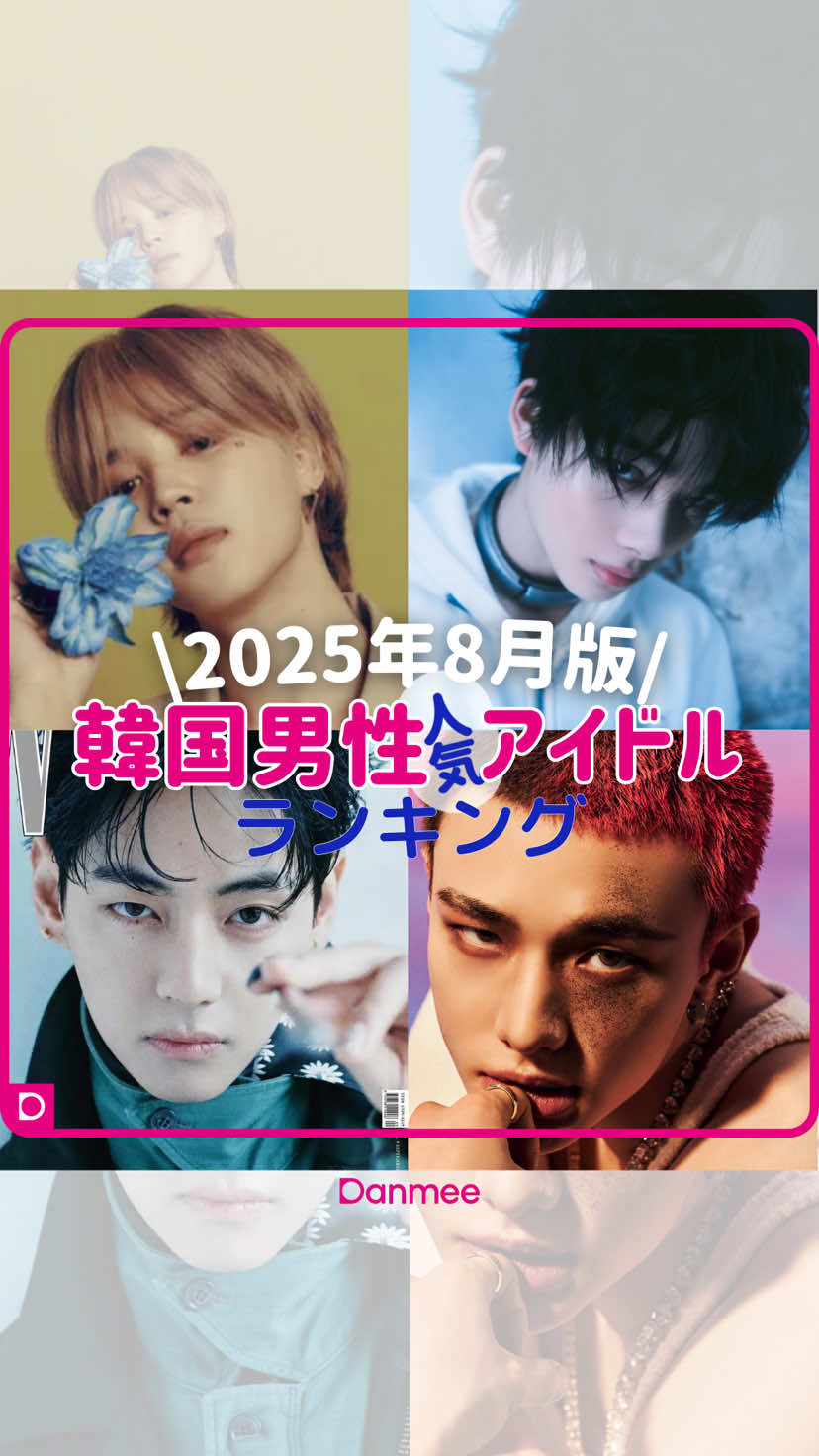 ＼ファンが選ぶ真夏の最強スター！25年8月版 日本人男性メンバー人気No.1決定戦／ いま大注目のK-POP男性アイドル30名をピックアップ。 皆さんが「今月、最も輝いていたのは彼らだ！」と考えるK-POP男性アイドルを調査しました📝🎵 TOP９にランキングインしたアーティストはこちら👇 👑BTS ジミン 🌟ENHYPEN ニキ 🌟n.SSign カズタ 🌟BTS ジン 🌟東方神起 ユンホ 🌟BTS V 🌟Stray Kids ヒョンジン 🌟Stray Kids フィリックス 🌟EXO D.O. *調査機関：韓流メディアDanmee（ダンミ） *調査期間：2025年8月19日～9月2日 *投票数：6,887 票 あなたの推しはランクインしていましたか？👀 ぜひコメント欄で教えてください💕 今後のアンケートの参考にさせていただきます⏰ 〜〜〜〜〜〜〜〜〜〜〜〜〜〜〜 日本のK-POP＆韓国ドラマファン向け 最新情報メディア Danmee（ダンミ）📢🎶 韓国にまつわる様々なアンケートを実施中！ Danmee公式サイトから参加をお待ちしてます✨ https://danmee.jp/ 〜〜〜〜〜〜〜〜〜〜〜〜〜〜〜〜 #ダンミ #Danmee #KPOP #韓国アイドル