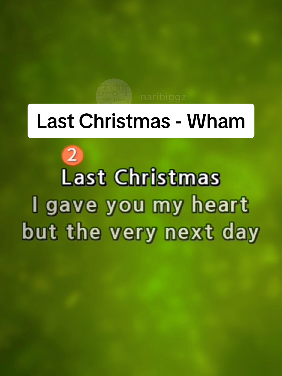 Last Christmas by Wham #karaoketime #fyppppppppppppppppppppppp  #viral  #kantahansatiktok #tiktokfun