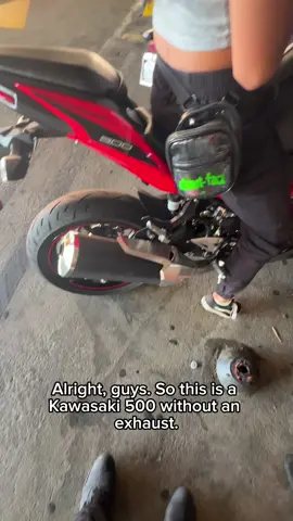 First Mod to get for your motorcycle?  . . . . . . . #motorcycle #motorcyclelife #ninja500 #nightride #superbike           