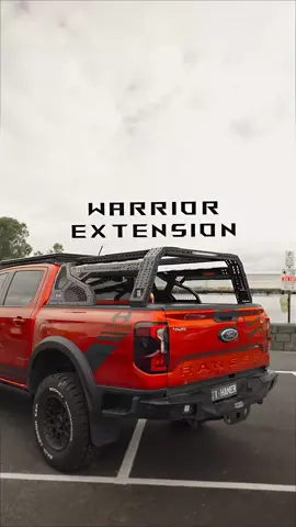 Next-Gen Ranger sporting the Warrior extension tub rack—when you pull up looking this equipped, there's no need to hide what you're packing. Built to show off. #hamer4x4 #offroading #4x4 #4wd 