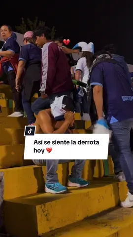 Así se ve y se siente la derrota de hoy 💔 #guatemala #futbol #eliminatorias #elsalvador #dolor 