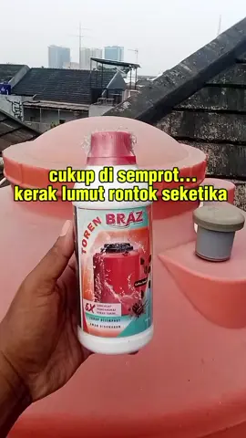sekali semprot, kerak lumut bakteri rontok seketika #pembersihtoren #pembersihtorenair #pembersihpipa #pembersihplastik #promoguncang99 