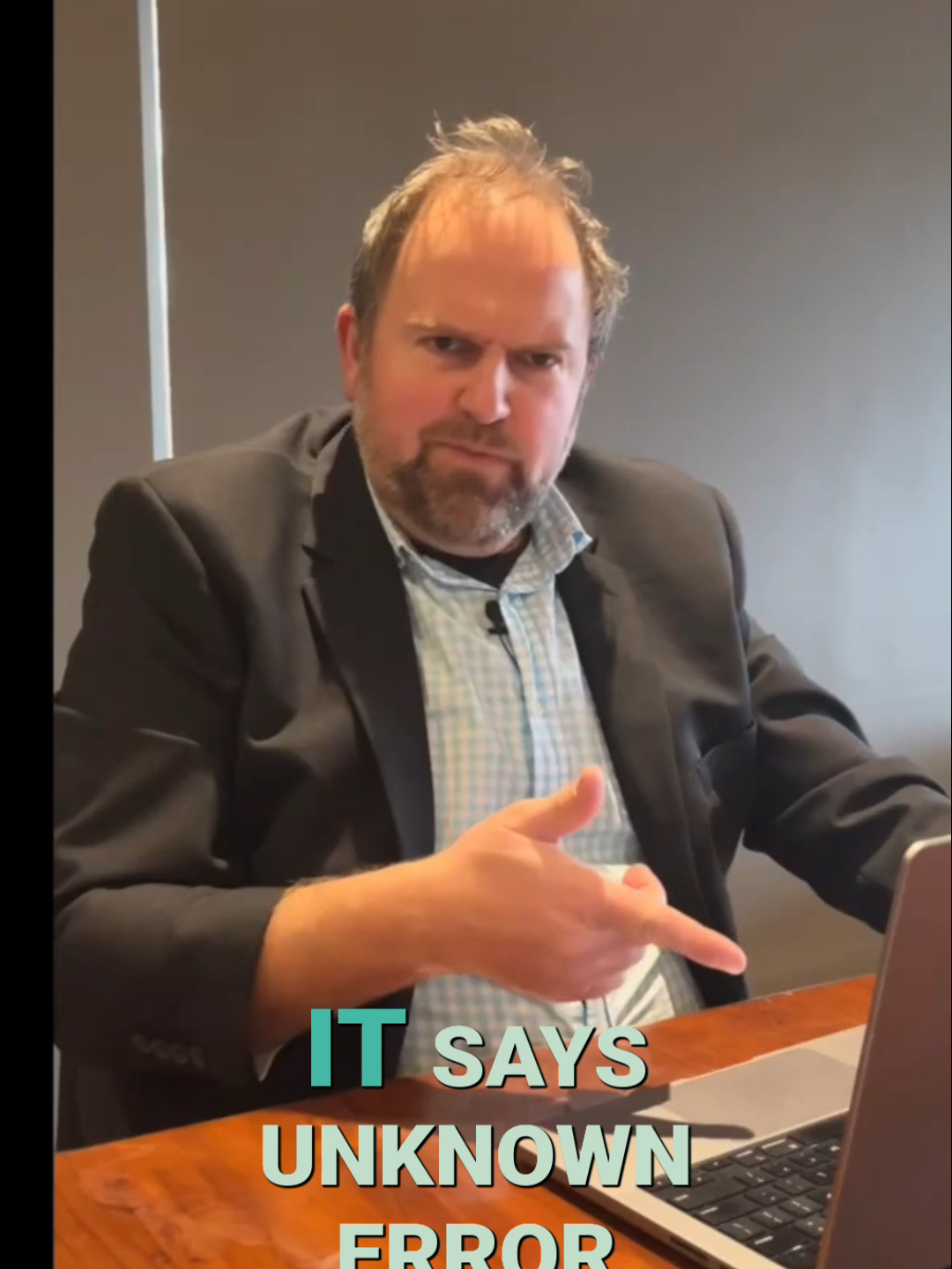 Error Message? 🤯 Did We Break It?! 😬 #australiancomedy #technology #comedian #networkengineer #computer #office #IT #corporate #corporatelife