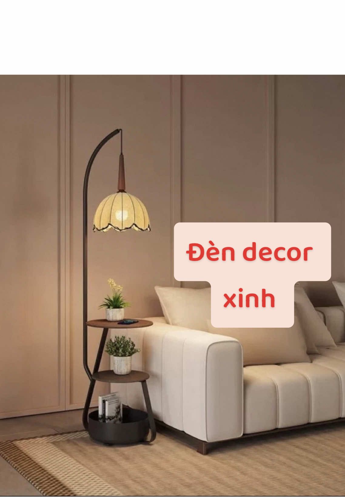 Bộ đèn decor kèm kệ, đèn đọc sách mà chị em không thể bỏ lỡ đây, đẹp nhẹ nhàng, ấm cúng quá ạ #giadungtienich #giadungthongminh #decor #xuhuong 