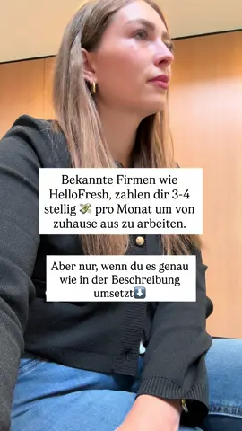 So funktioniert’s Schritt für Schritt: 👉 Speichere dir dieses Video, damit du die Methode nicht vergisst! 1️⃣ Geh auf Google und suche nach „HelloFresh Affiliate Programm“. 2️⃣ Melde dich dort kostenlos an, um Produkte zu bewerben. 3️⃣ Für jeden vermittelten Kauf erhältst du eine Provision. 💸 4️⃣ Wähle ein Gericht, das dir gefällt, und suche dir passenden Content zur Inspiration – z. B. auf Pinterest. 5️⃣ Nutze diese Ideen, um eigene Kurzvideos (TikTok oder Instagram Reels) zu erstellen. 6️⃣ Poste regelmäßig 2–3 kurze Videos pro Tag, um organisch Reichweite aufzubauen und Interesse zu wecken. ✨ Mein Geheimtipp: Wenn du diese Methode wirklich professionell nutzen und dir ein nachhaltiges Online-Einkommen aufbauen willst, brauchst du vor allem eins: ➡️ High-Income-Skills – also Fähigkeiten, mit denen du Strategien nicht nur umsetzt, sondern auch richtig skalierst. Ich selbst nutze diese Strategie, um mir jeden Monat mehrfache vierstellige Beträge aufzubauen – ✅ ortsunabhängig ✅ zeitlich flexibel ✅ und neben meinem Alltag mit meiner Familie. 👨‍👩‍👧 👉 Kommentiere „INFO“, und ich sende dir meine kostenlose Schritt-für-Schritt-Anleitung, wie du diese Methode sinnvoll und effektiv umsetzen kannst. ⚠️ Wichtig: Folge mir, damit dich meine Nachricht auch wirklich erreicht! 📌 Hinweis: Keine Einkommensgarantie. Dieses Video dient ausschließlich zu Lern- und Informationszwecken. Meine Ergebnisse basieren auf Zeit, konsequenter Umsetzung und Beständigkeit. #mittiktokgeldverdienen #onlinegeldverdienenseriös #elternzeitverlängern #vonhandyausgeldverdienen #9to5isnotforme  
