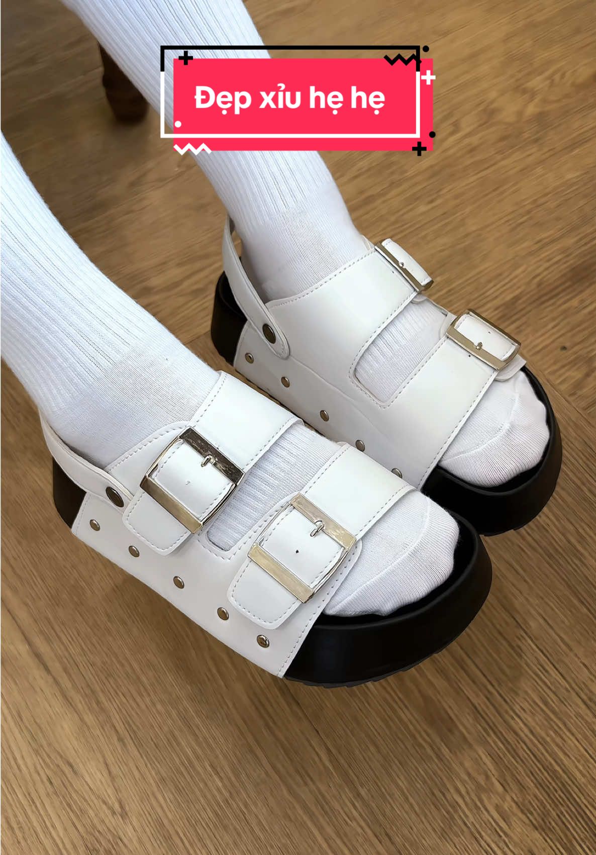 Đẹp xỉu hẹ hẹ #muataitiktokshop #giaydepxinh #sandal #depquaihau #depnu 