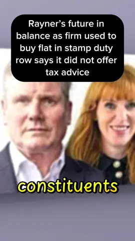 Rayner’s future in balance as firm used to buy flat in stamp duty row says it did not offer tax advice. The conveyancing firm that Angela Rayner used to complete her purchase of an £800,000 flat on the south coast has said it did not offer her tax advice and completed her stamp duty return based only on information she provided. Joanna Verrico, the head of a small, family-run firm in Kent, said on Thursday it had not provided any advice to the deputy prime minister on how much stamp duty to pay. The advice given to Rayner is at the heart of questions over why she underpaid her tax by as much as £40,000, and is likely to form a core piece of a report from the prime minister’s standards adviser, Laurie Magnus, which is due to be submitted on Friday.