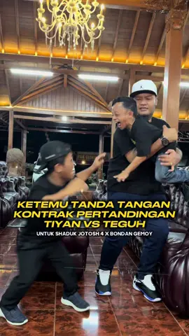 RIBUT WAKTU TANDA TANGAN KONTRAK TEGUH CILIK VS TIYAN RAKYAT KECIL #bondangemoy #bondangemoyberbagi #herobondangemoy #shadukjotosh 