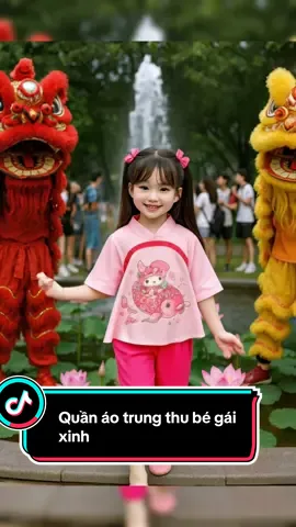 Quần áo trung thu cho bé gái thêm xinh#xuhuong #setdobegai #bodobegaixinh #quanaotrungthu #quanaotreem 