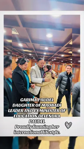 Garima Paudel daughter of ex minister devendra paudel proudly faunting her international lifestyle. International tours, comfortable international lifestyle, business class travels while the poor are forced to use tuins for daily commute. Are we not tired of this? This is why we are exposing corruption in nepal. #nepalcorruption #nepalitiktok #fyp #nepal #maobadi 