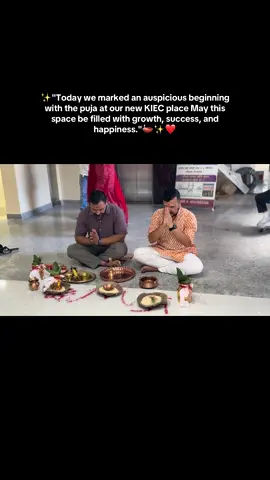 🌸”Scared prayers, positive vibes, and a beautiful start to our new KIEC chapter✨May this space be filled with growth, success, and happiness ❤️#newbeginngofkieclalitpur #newbeginnings #kieclalitpur #fyp 