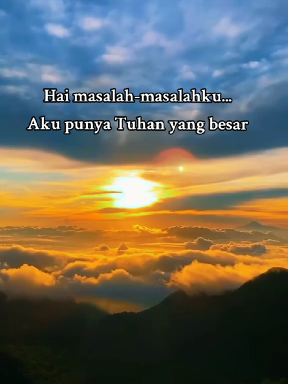 Aku punya Tuhan yang Besar Yang t'lah berjanji  Dan sanggup menggenapi Imanku bersepakat  Percaya kuasa-Nya Ku t'rima s'karang Kemenangan dari-Mu #alkitab #pujianpenyembahan #kristen #fy #fyppppppppppppppppppppppp 