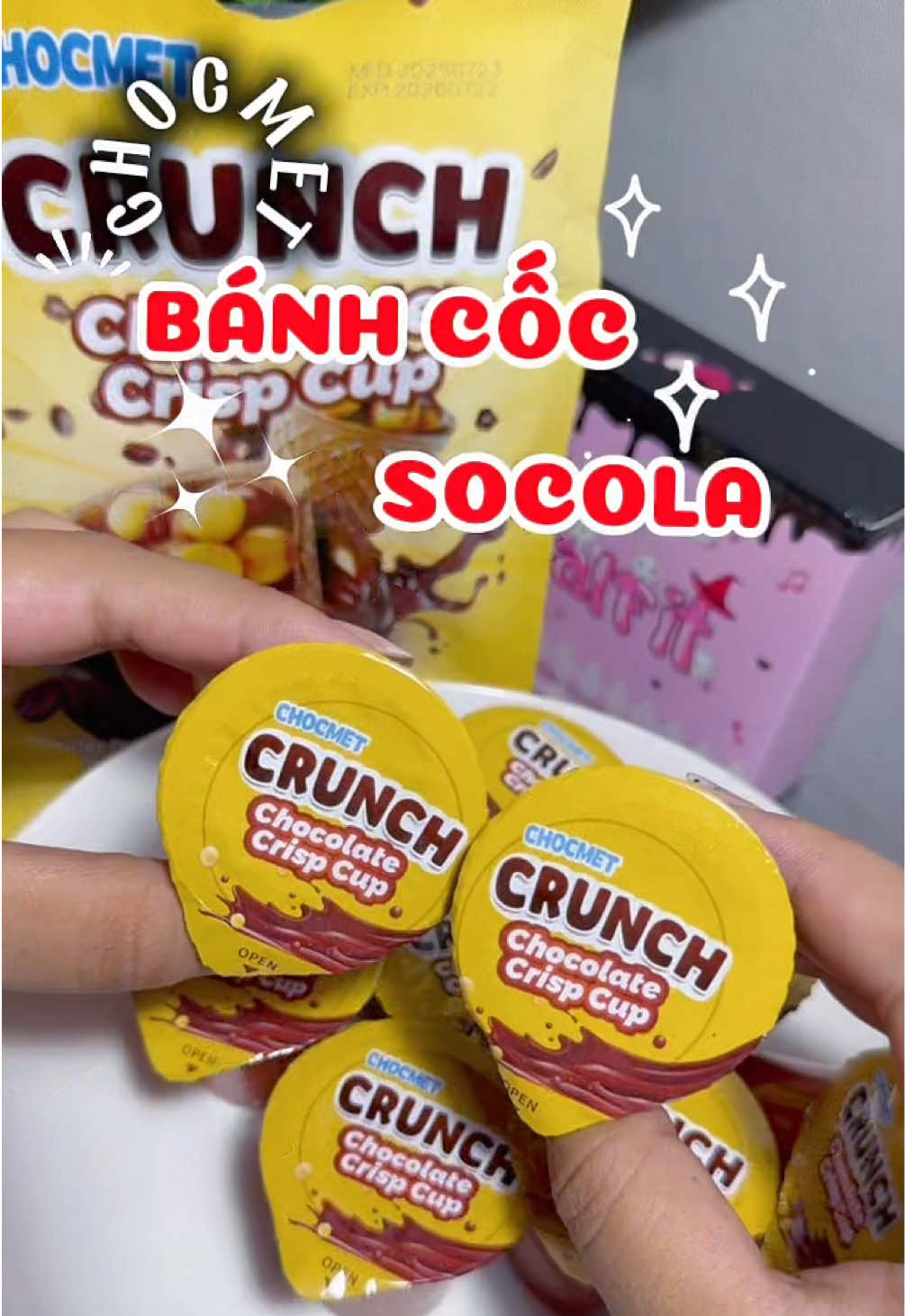 Quá ngon luôn ý #banhcocsocola #mukbang #review #xh #vairal 
