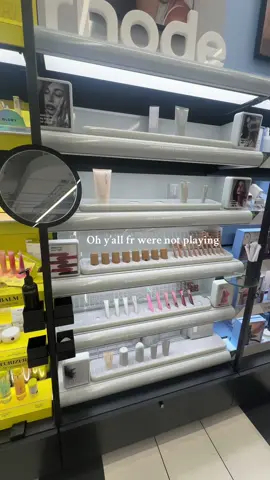 Those shelf’s were EMPTY. I’m confused is there not a website 😭 #rhode #sephora #makeup 