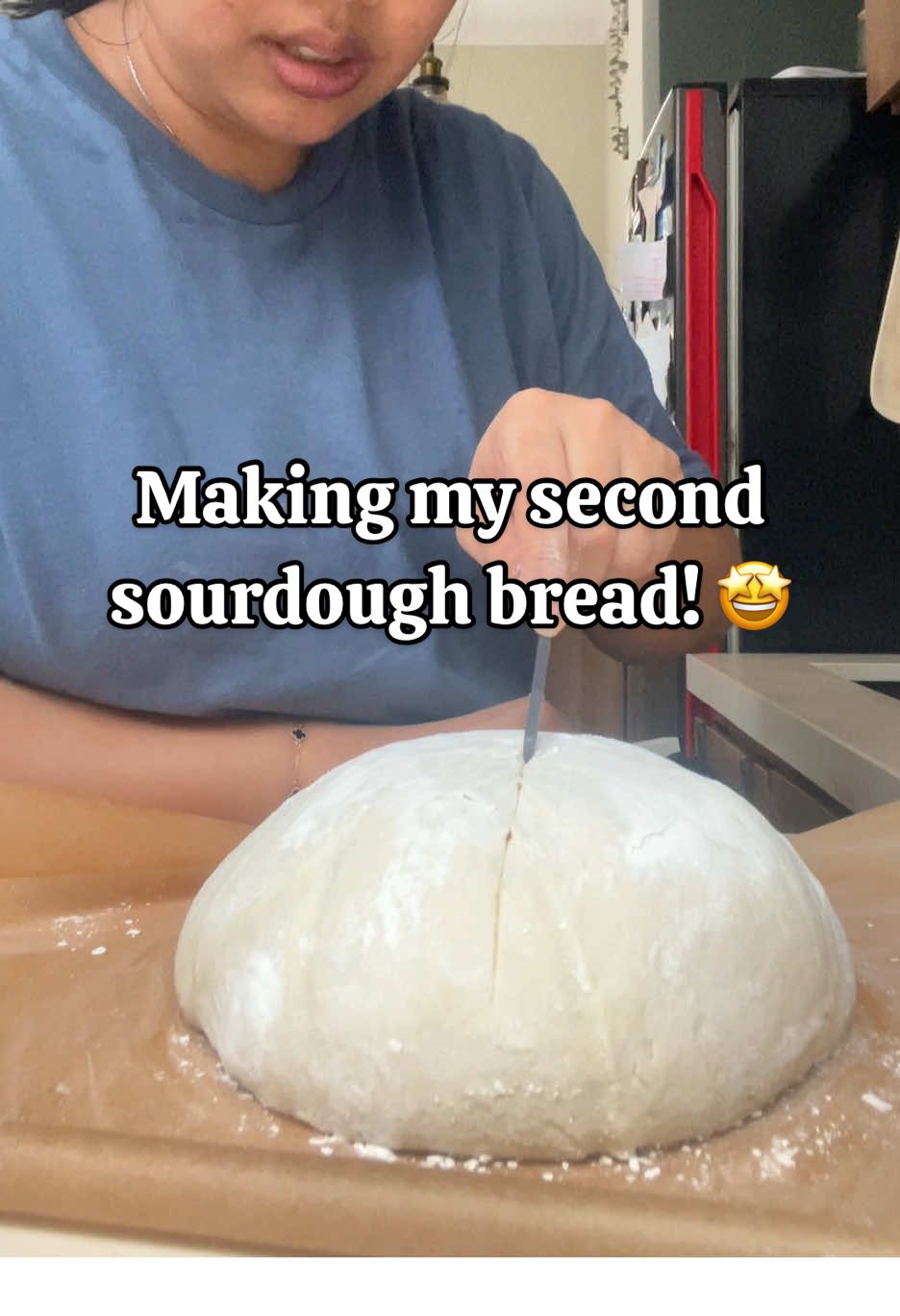 Replying to @_ti_  Sorry videonya agak panjang, but It was fun!  #motherstarter #sourdoughbread #sourdough #sourdoughstarter #rusticbread 