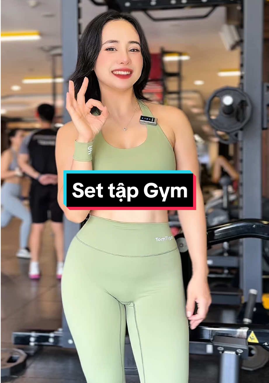 Bắt đầu buổi tập đầy hứng khởi cùng set tập gym chuẩn dáng 🎯 #vothao #dotapgymnu #aotapgym #quantapgym #settapgym