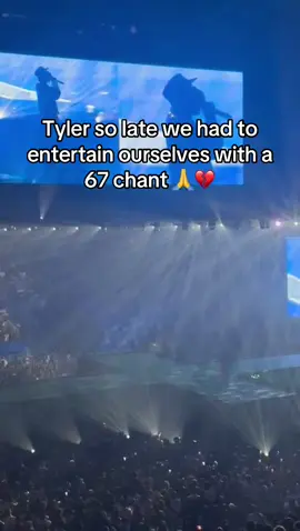 Fashionably late by a whole 8 mins  Tyler was so good in n1 but he kept playing half of songs I wanted whole songs. Paris Texas was also really good and lil yachty was hit and miss but still good. Anyone that’s going for n2 tn, the post concert depression is real, enjoy it @jake #tylerthecreator #concert #perth #fyp #ttc 