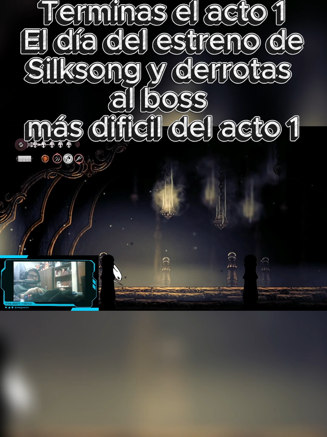 A las 11:00 am hora Perú seguimos con el acto 2. #streamer #videogames #Viral #fypツ #Platino #cazatrofeos #gaming #trofeoplatino #GamingOnTikTok #hollowknight #hollowknightsilksong #Hornet #TeamCherry #Funny